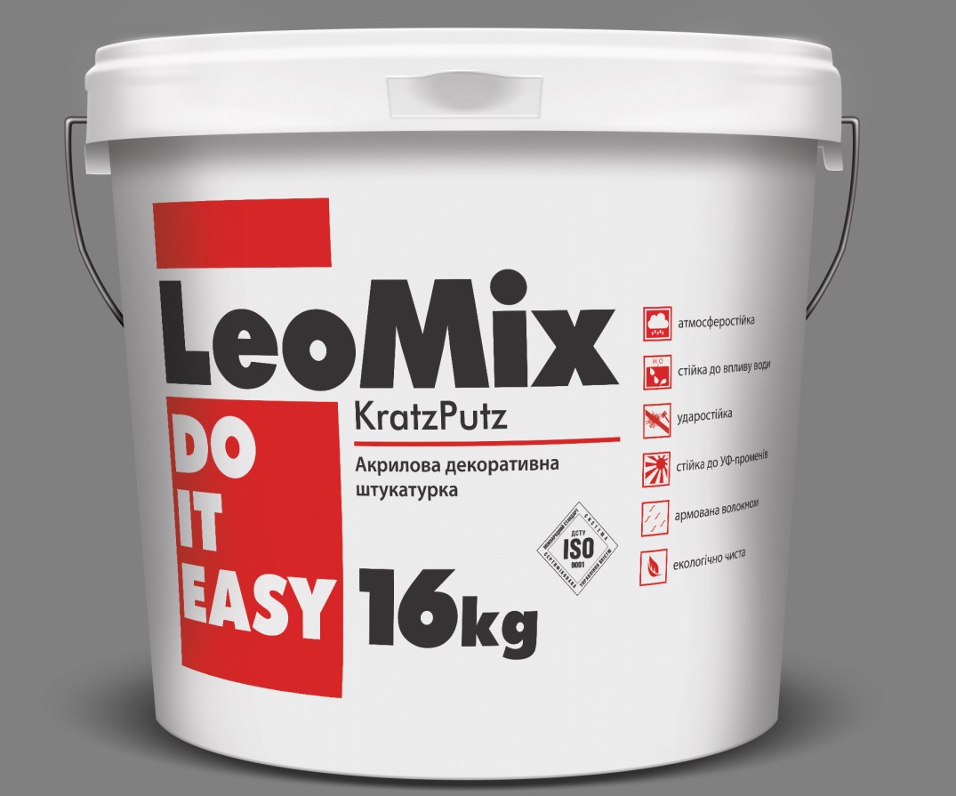 LeoMix 77 KRATZPUTZ Aкрилова декоративна штукатурка ШУБА
